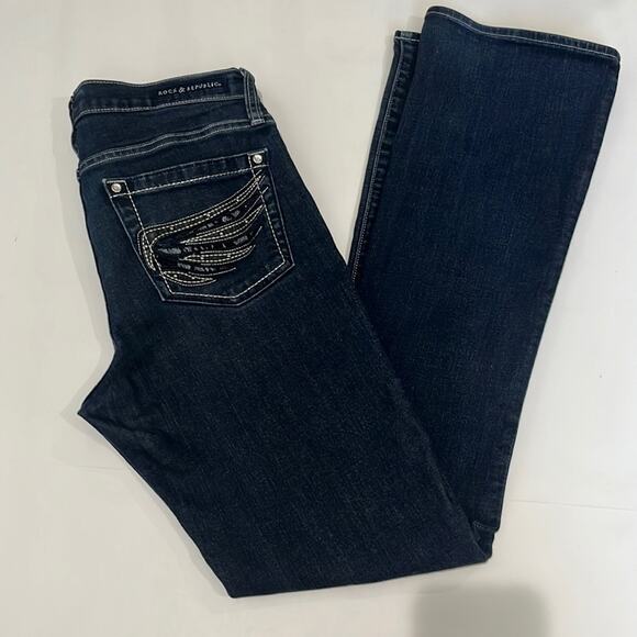 Rock & Republic Kasandra Bootcut Jeans Women’s Size 8 - Picture 1 of 7